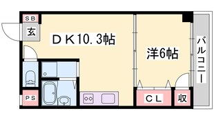 英賀保駅 徒歩2分 3階の物件間取画像